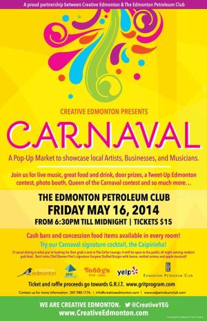 Carnaval is a Pop-Up Market to showcase local Artists, Businesses, and Musicians.